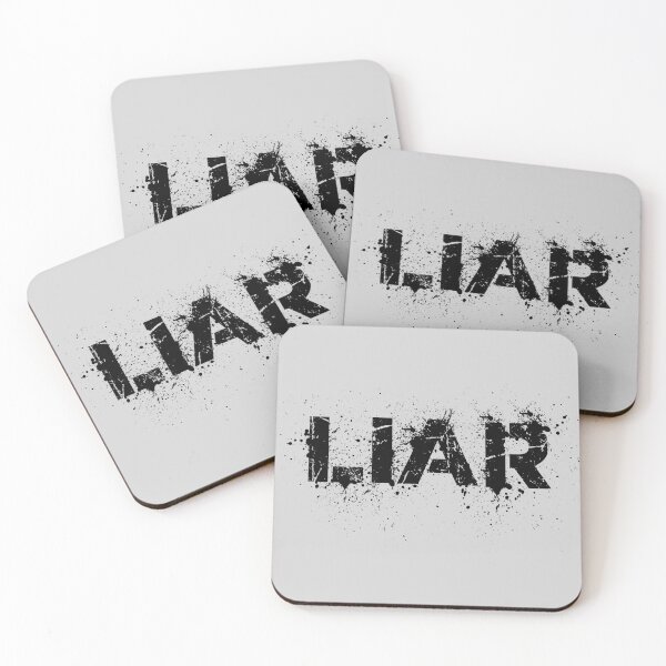 Item preview, Liars choose the comfortable side of the conversation grey colour designed and sold by PrimeScripts.