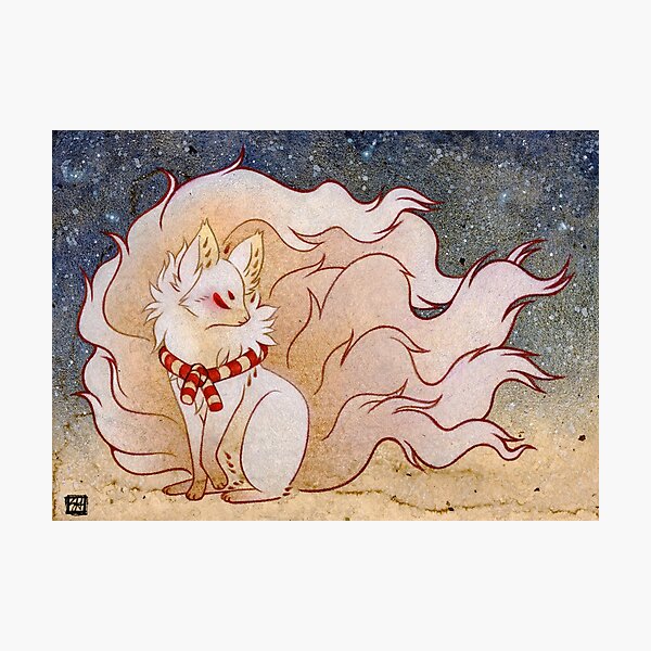 The Celestial Spirit - Kitsune Yokai TeaKitsune Photographic Print