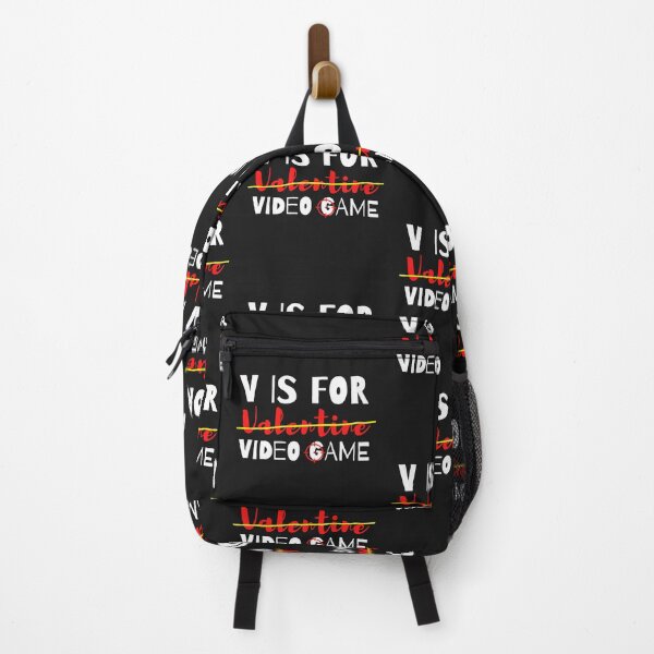 Item preview, V Is For Video Games, Funny Valentine's Day, Gift for him. designed and sold by Sarocha Kaewsanod.