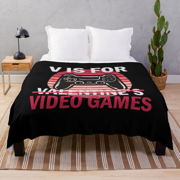 Item preview, Funny Gamer Valentine's Day V is for Video Games Gaming Gift designed and sold by seazn-trends.