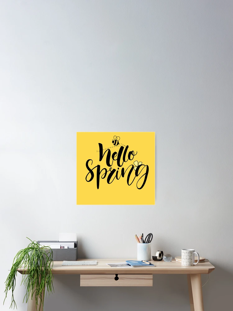 Thumbnail 2 of 3, Poster, Hello spring designed and sold by Emily Chae.