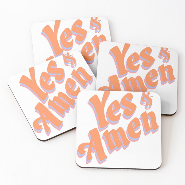 Item preview, Yes and Amen designed and sold by junkdrawerideas.