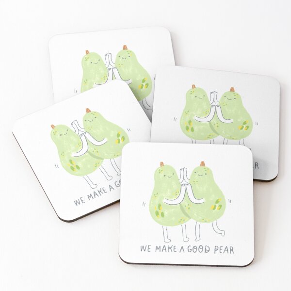 Item preview, Cute Pear Puns - we make a good pear designed and sold by plumeria-press.