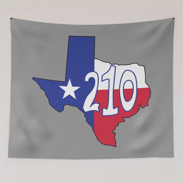 Artikelvorschau, Handgezeichnete Texas-Flagge 210 Vorwahl entworfen und verkauft von itsrturn.
