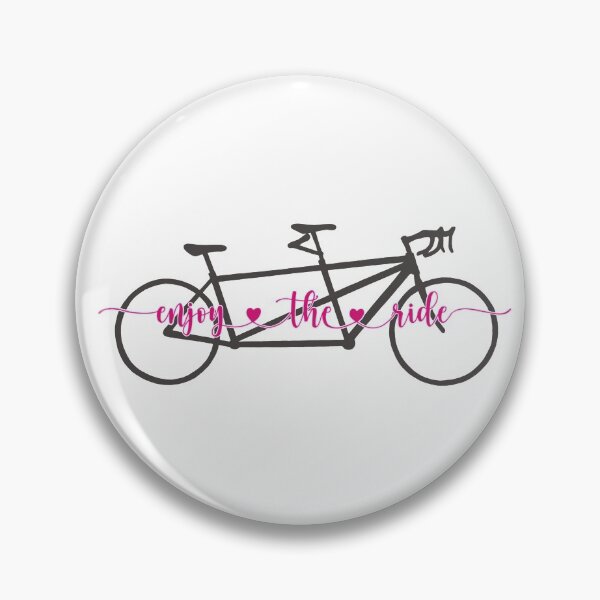 Item preview, Enjoy the ride - road bike w/crossbar  designed and sold by Tandem Celebrations.
