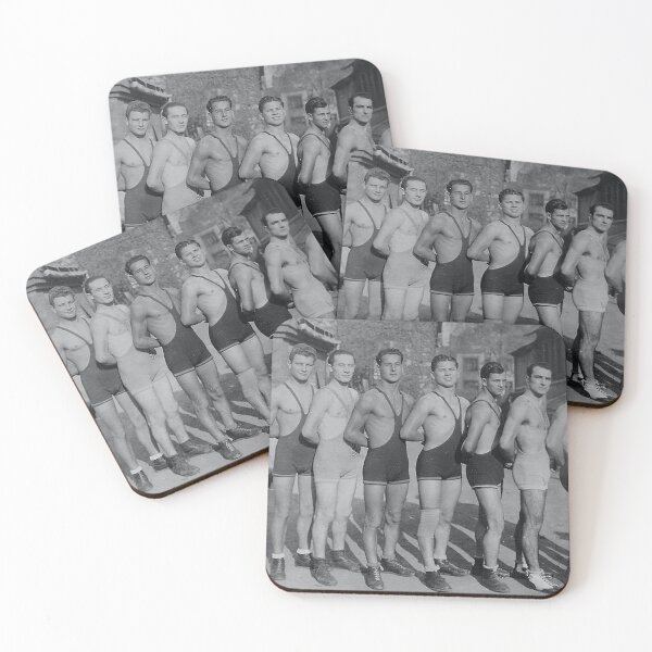 Item preview, Turn of the Century Wresters - Antique image designed and sold by IntersectPhoto.