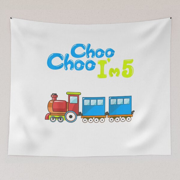 Item preview, Choo Choo I'm 5 Birthday Train designed and sold by KlausFrohlich.