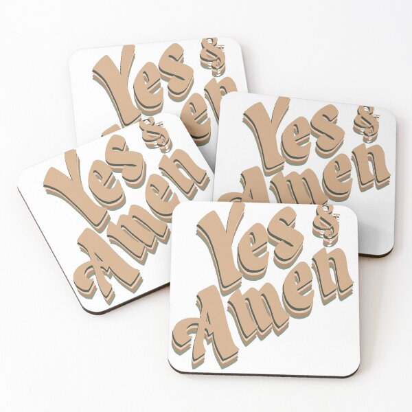 Item preview, Yes and Amen designed and sold by junkdrawerideas.