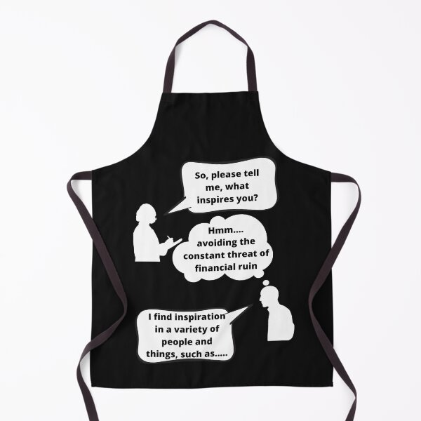 Item preview, What inspires you Funny Interview Design Sarcastic Humor designed and sold by Click-Like.