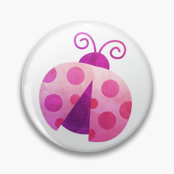 Item preview, Watercolor Spring Insect Lady Bugs Purple designed and sold by MisPuHoney.