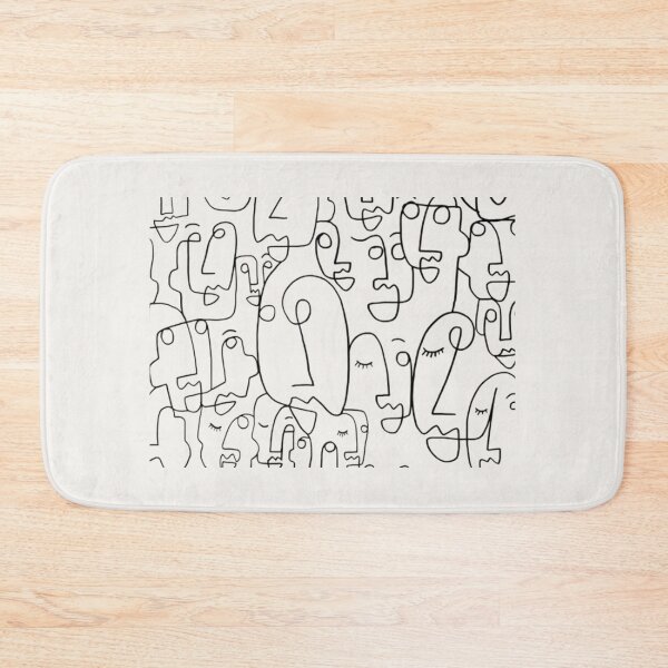 Item preview, Modern one line faces designed and sold by amazart08.