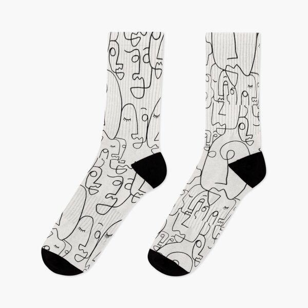 Item preview, Modern one line faces designed and sold by amazart08.