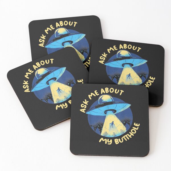 Item preview, Ask Me About My Butthole UFO Alien Spaceship Abduction designed and sold by Lukifo-Proper.