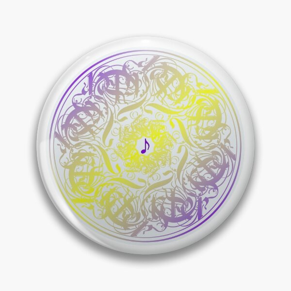 Item preview, Musical Angel Purple Yellow Mandala designed and sold by TKsTees.