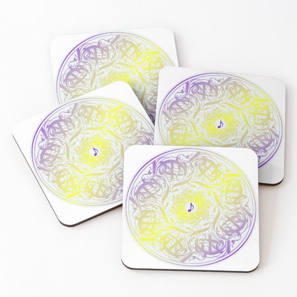 Item preview, Musical Angel Purple Yellow Mandala designed and sold by TKsTees.