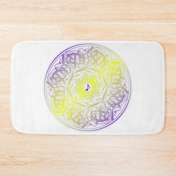 Item preview, Musical Angel Purple Yellow Mandala designed and sold by TKsTees.