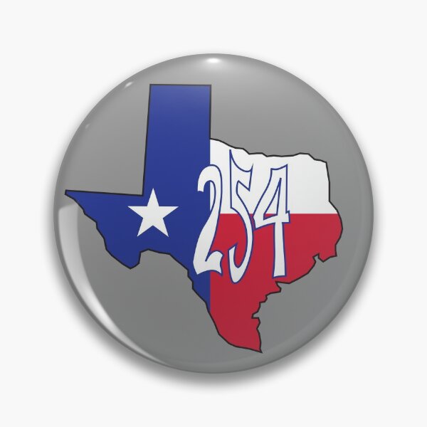 Artikelvorschau, Handgezeichnete Texas-Flagge mit Vorwahl 254 entworfen und verkauft von itsrturn.