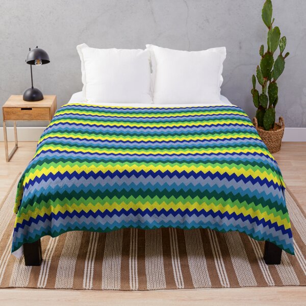 Item preview, Zig-zag Design Pattern inspired on Sunny Forests and Lakes designed and sold by Rivercoatl.
