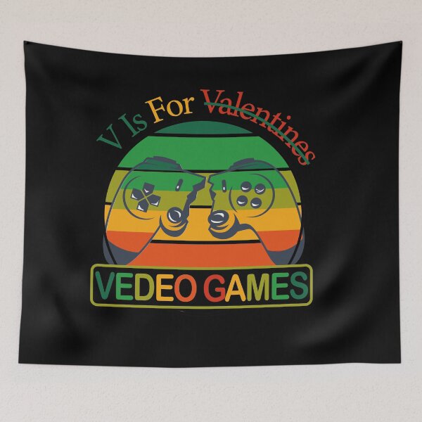 Item preview, Valentine's Day, v Is For Video Games, Controllers Boys , funny gift in valentine's day designed and sold by VAN-DESIGN.
