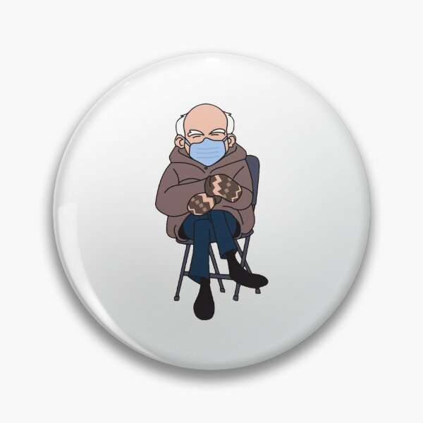 Artikelvorschau, Bernie Sanders Inauguration Day Meme _ Bernie Mittens Meme  entworfen und verkauft von Lukifo-Proper.