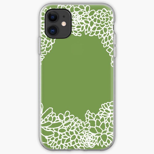 Succulent Wreath iPhone Soft Case