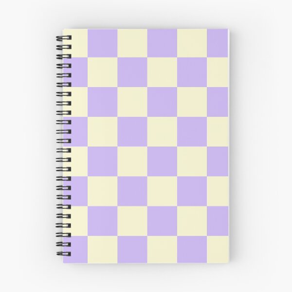 Item preview, Pastel purple and pastel yellow checkered pattern designed and sold by FaruqFront.