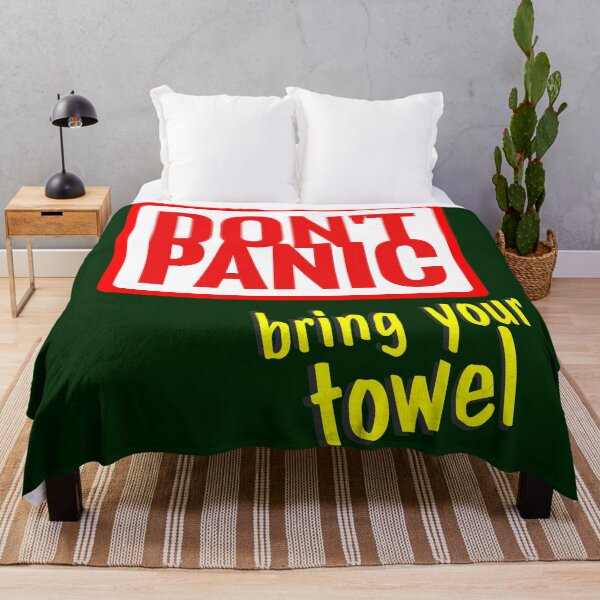 Item preview, Don't Panic, bring your towel designed and sold by sandpiperstudio.