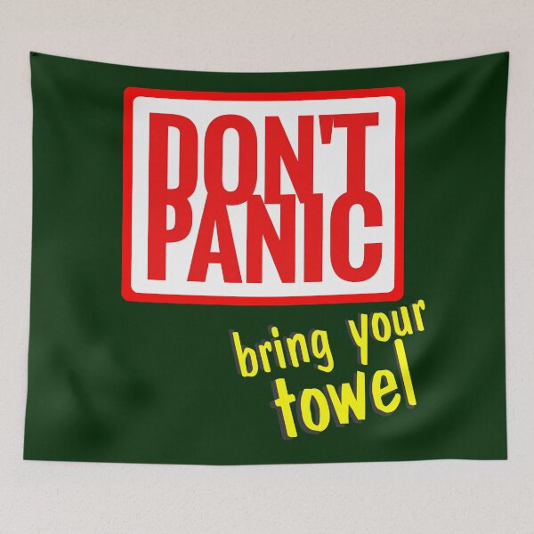 Item preview, Don't Panic, bring your towel designed and sold by sandpiperstudio.