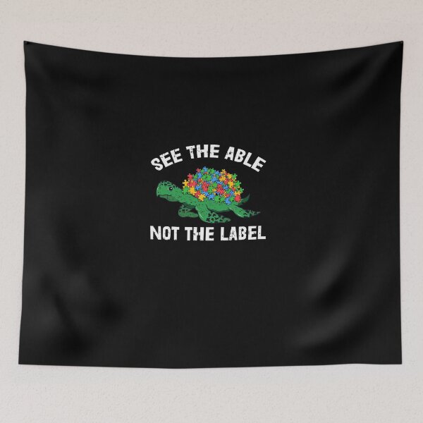 Item preview, See The Able Not The Label Autism Awareness Kids Sea Turtle designed and sold by MyintThan09.