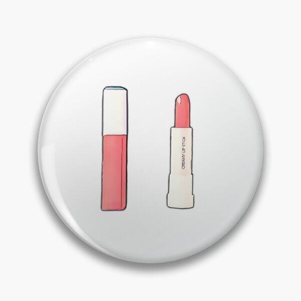 Artikelvorschau, Lippenstift und Lipgloss Illustration entworfen und verkauft von hellostickies.