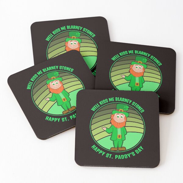 Artikelvorschau, Küss mich Blarney Stones Glücklicher St. Paddy's Leprechaun entworfen und verkauft von davestees506.