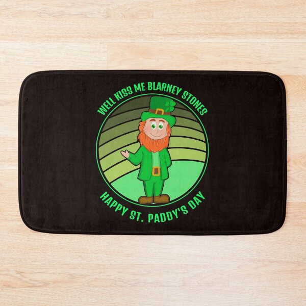 Item preview, Kiss Me Blarney Stones Happy St. Paddy's Leprechaun designed and sold by davestees506.
