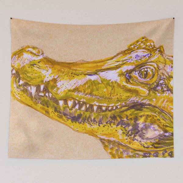Item preview, Spectacled Caiman — Caiman crocodilus designed and sold by Sheila Singhal.