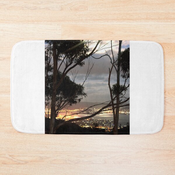 Item preview, Harbour View at Sunset through Eucalyptus Trees designed and sold by SilentlyRob668.