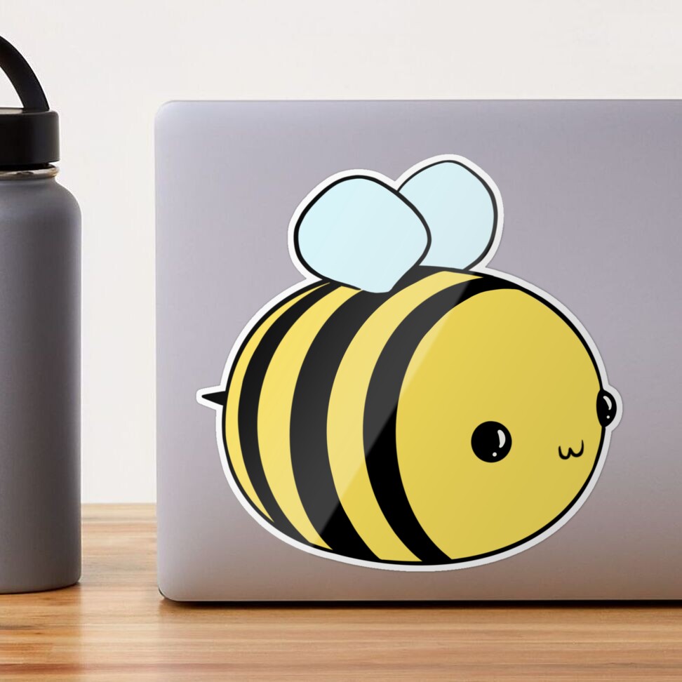 CUTE CHUNKY BEE STICKER – Augusta Honey Company