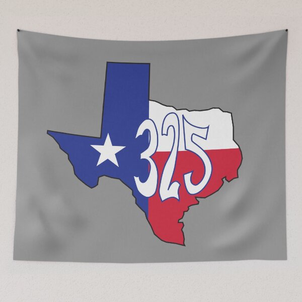 Item preview, Hand Drawn Texas Flag 325 Area Code designed and sold by itsrturn.