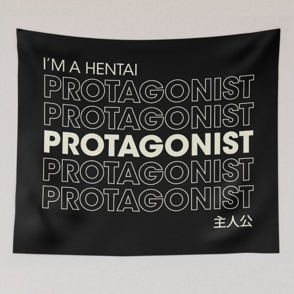 Item preview, I'm a hentai protagonist designed and sold by lonelyweebshop.