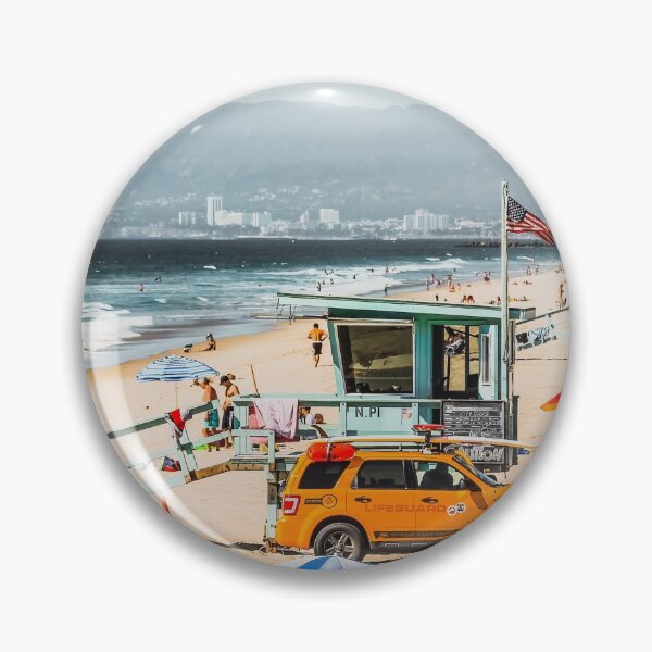 Item preview, sandy beach in summer at Manhattan beach California USA designed and sold by Mrvell.