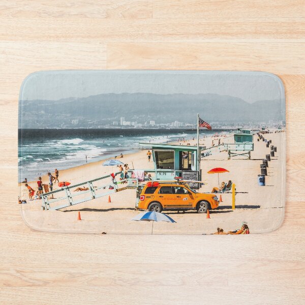 Item preview, sandy beach in summer at Manhattan beach California USA designed and sold by Mrvell.