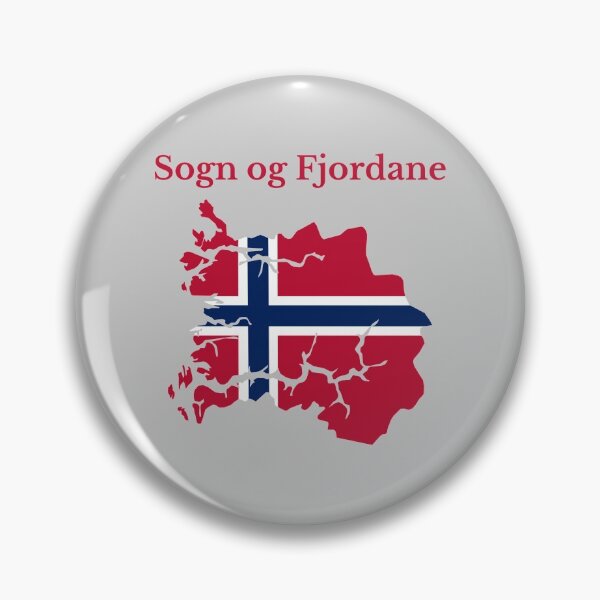 Artikelvorschau, Karte des Landkreises Sogn og Fjordane, norwegischer Landkreis, Norwegen. entworfen und verkauft von marosharaf.
