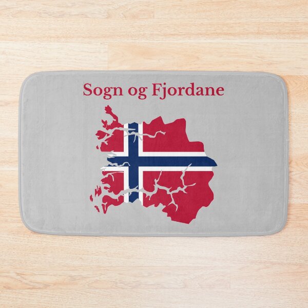 Item preview, Mapa del condado de Sogn og Fjordane, condado de Norwegian, Noruega. designed and sold by marosharaf.