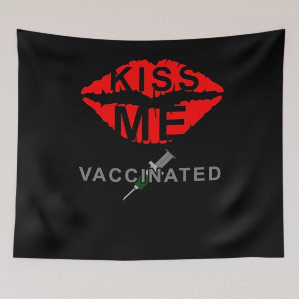 Item preview, Kiss Me I'm Vaccinated - Tattooed designed and sold by TKsTees.