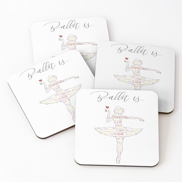Item preview, ballet is love, ballet is happiness, ballet is positivity, ballet is practice designed and sold by PRINTED ..