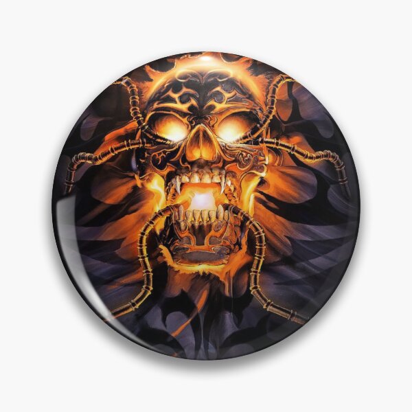 Item preview, Fire Ground Skull designed and sold by M-Carylon.