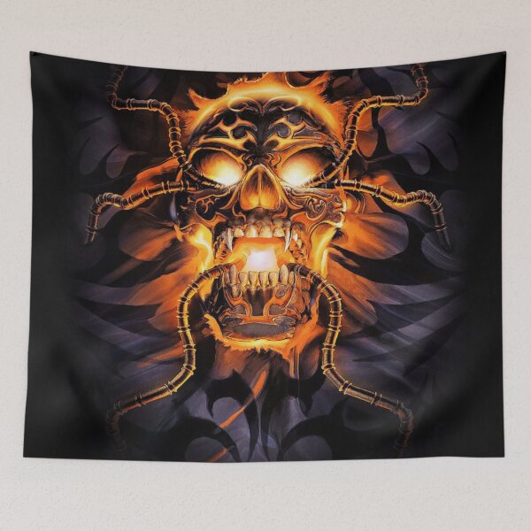 Item preview, Fire Ground Skull designed and sold by M-Carylon.