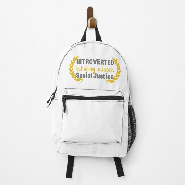 Item preview, Introverted But Willing to Discuss Social Justice Design 8 designed and sold by SweetAndSpice.