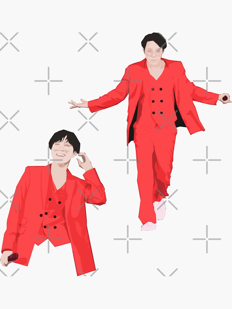 "J Hope Stickers" Sticker for Sale by themiladias Redbubble