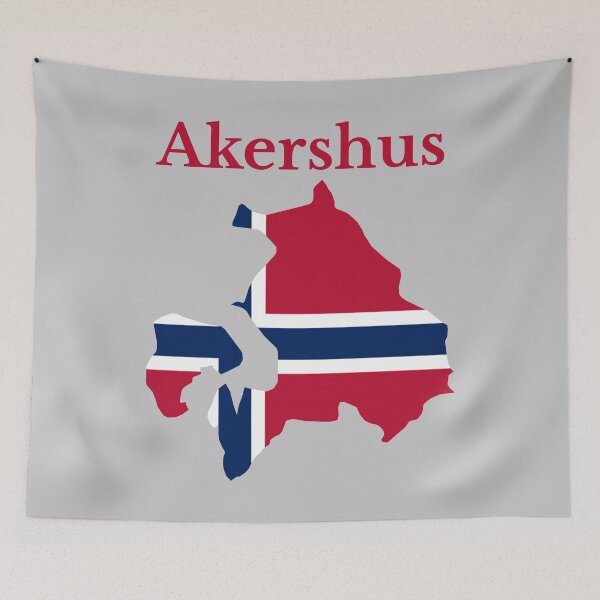 Item preview, Akershus County Map, Norwegian County, Norway. designed and sold by marosharaf.