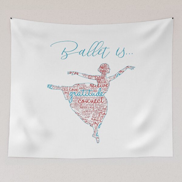 Item preview, ballet is love, ballet is happiness, ballet is positivity, ballet is practice designed and sold by PRINTED ..
