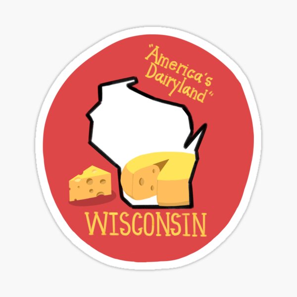 Vista previa del artículo con la obra «Wisconsin (fondo claro)», diseñado y vendido por haileywoolf.